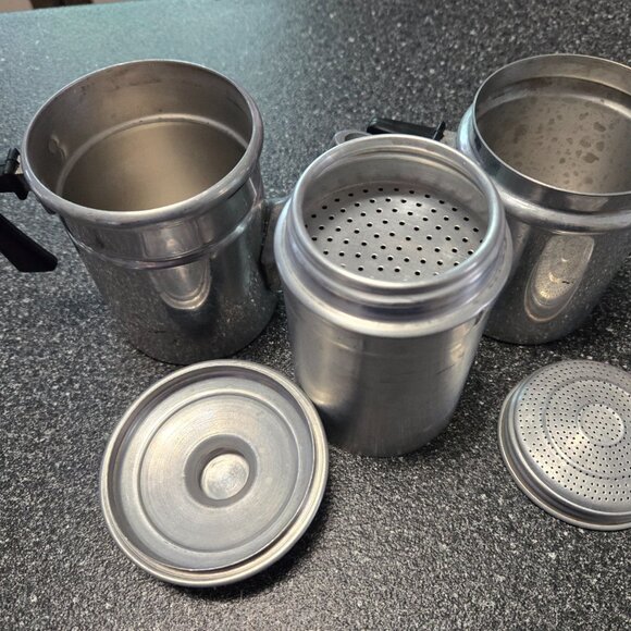 Vintage 1950s 1 cup Italian Flip & Drip Coffee / Expresso Maker Italy - Picture 2 of 5